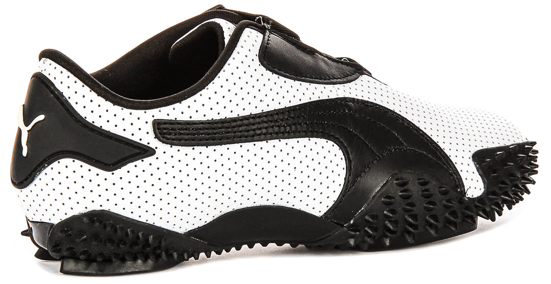 Puma Mostro Perf In White Black