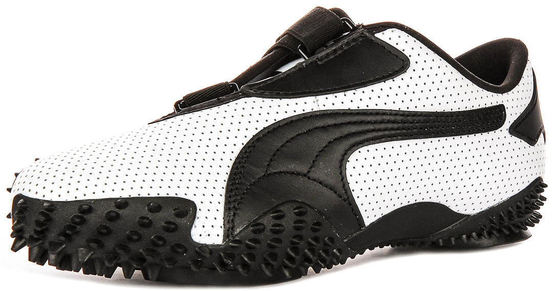 Puma Mostro Perf In White Black