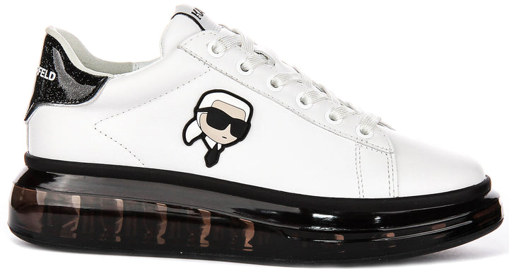 Karl Lagerfeld Kapri Kushion In White Black For Women