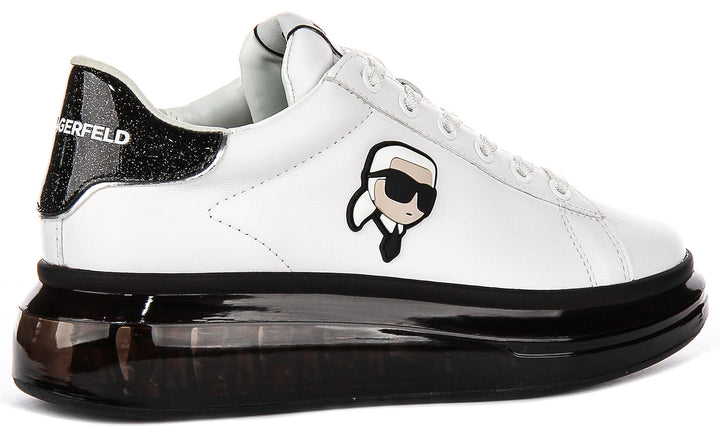 Karl Lagerfeld Kapri Kushion In White Black For Women