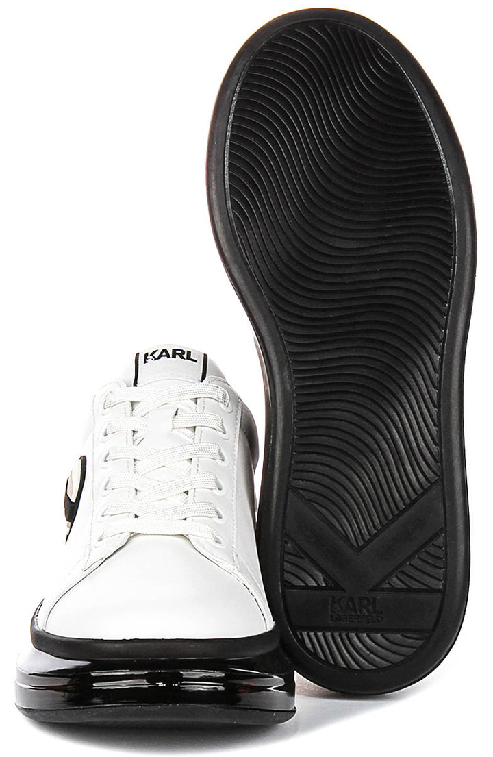 Karl Lagerfeld Kapri Kushion In White Black For Women