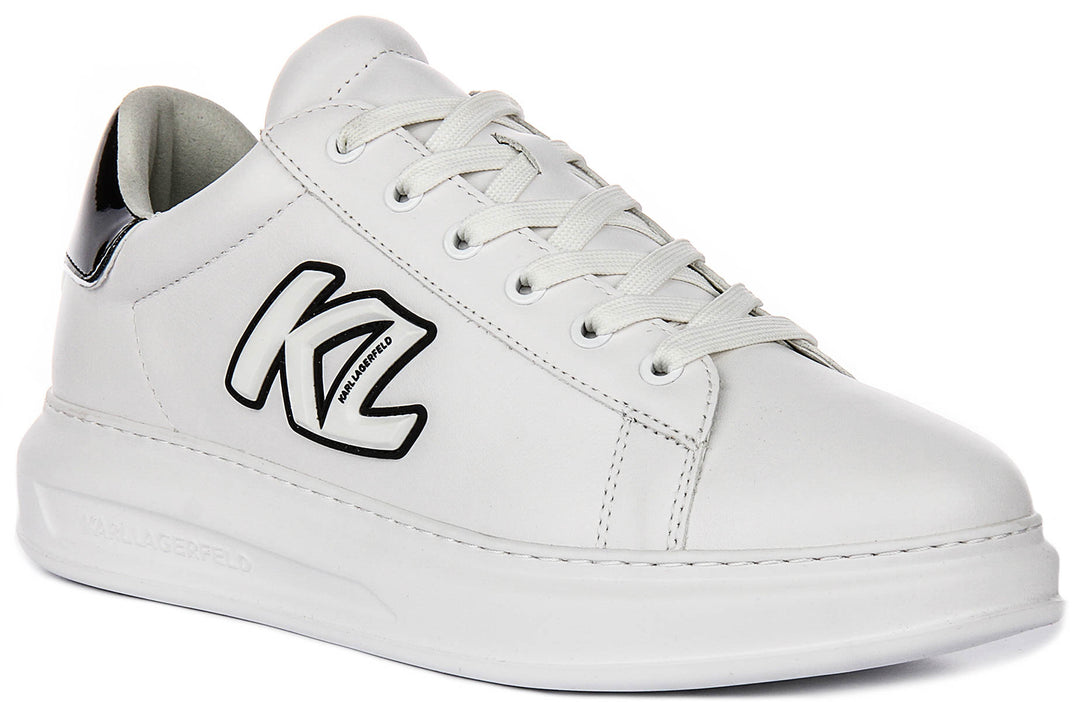 Karl Lagerfeld Kapri Side Trim In White Black For Men