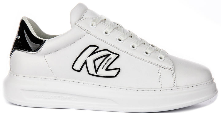 Karl Lagerfeld Kapri Side Trim In White Black For Men