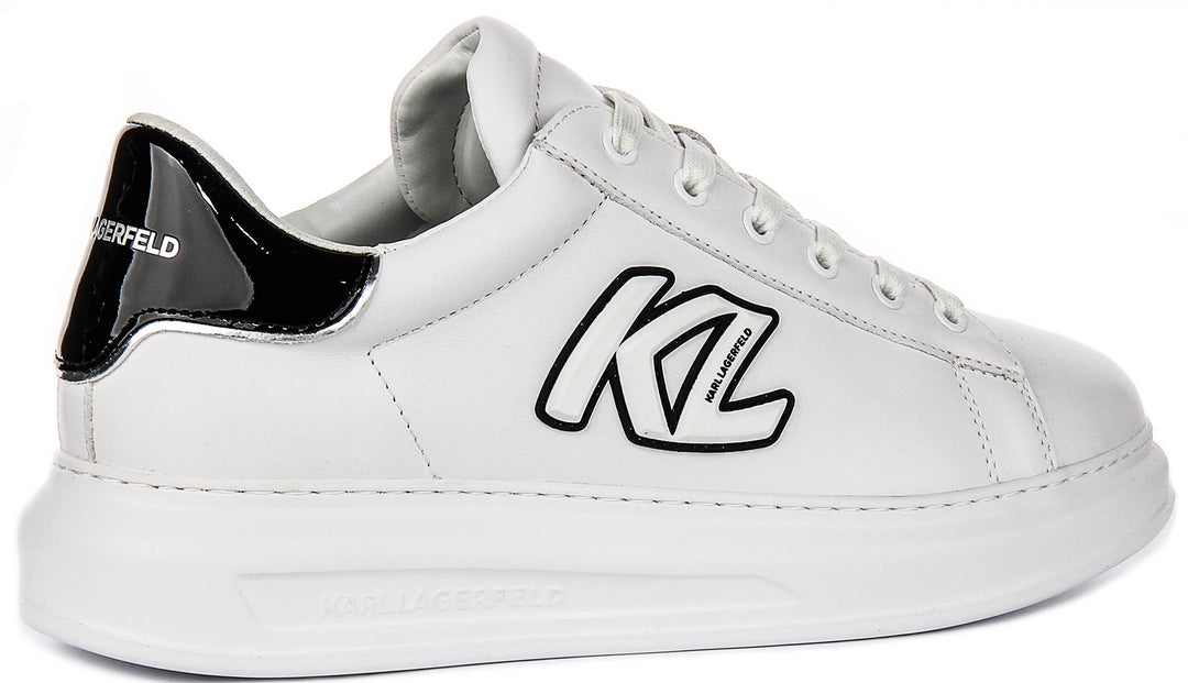 Karl Lagerfeld Kapri Side Trim In White Black For Men