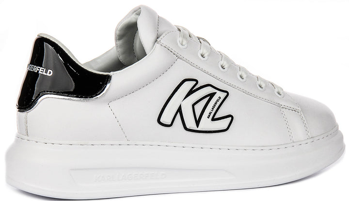 Karl Lagerfeld Kapri Side Trim In White Black For Men