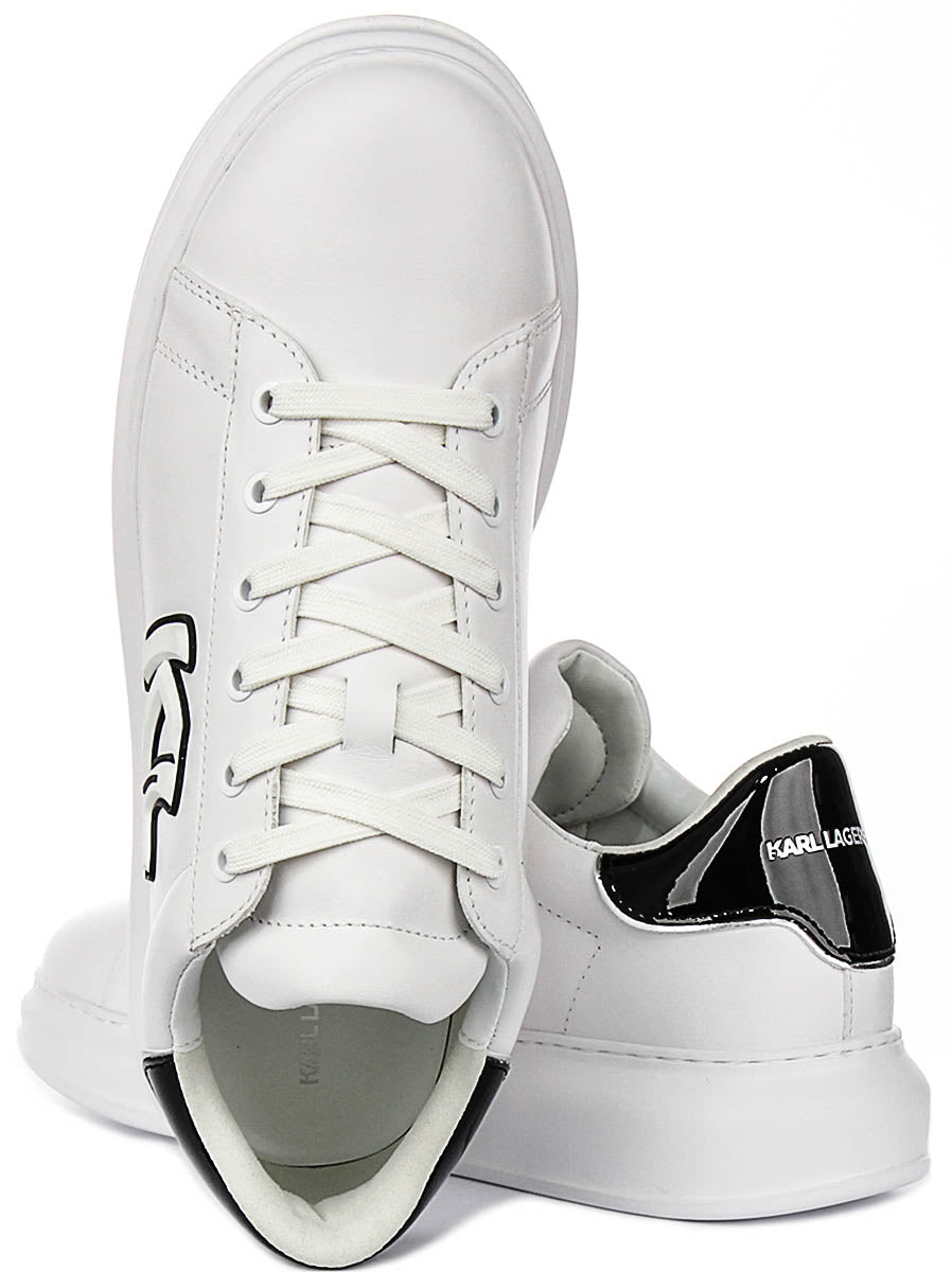 Karl Lagerfeld Kapri Side Trim In White Black For Men