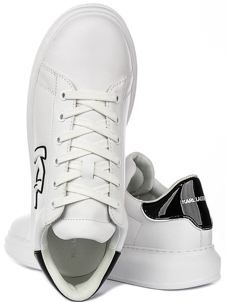 Karl Lagerfeld Kapri Side Trim In White Black For Men