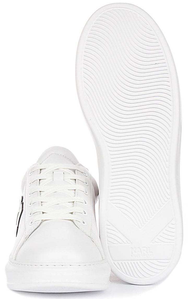 Karl Lagerfeld Kapri Side Trim In White Black For Men