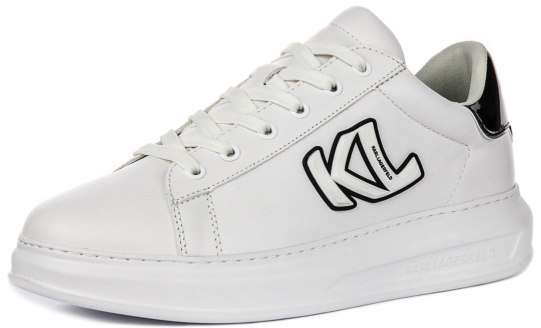 Karl Lagerfeld Kapri Side Trim In White Black For Men
