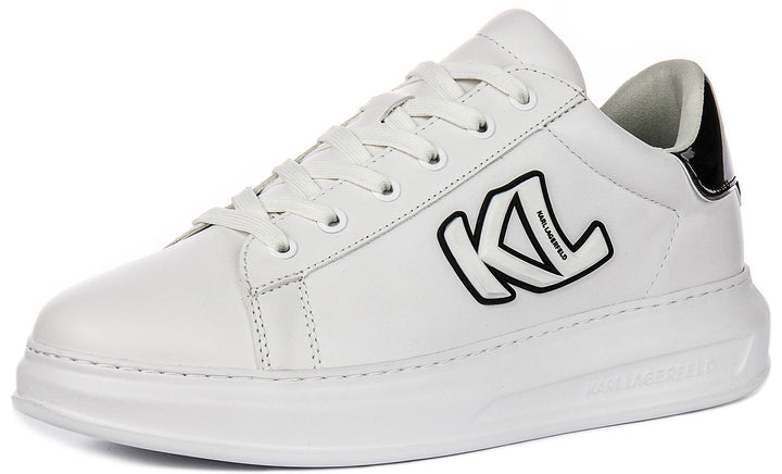 Karl Lagerfeld Kapri Side Trim In White Black For Men