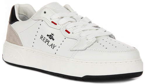 Replay Kai Action In White Black For Men