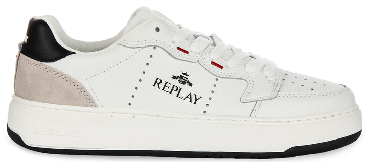 Replay Kai Action In White Black For Men