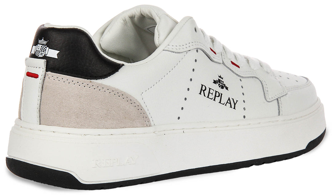 Replay Kai Action In White Black For Men