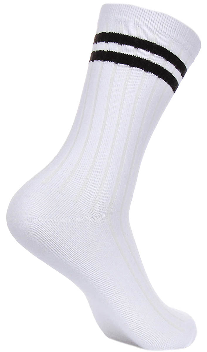 Justinreess England 2P Stripe M In White Black For Men