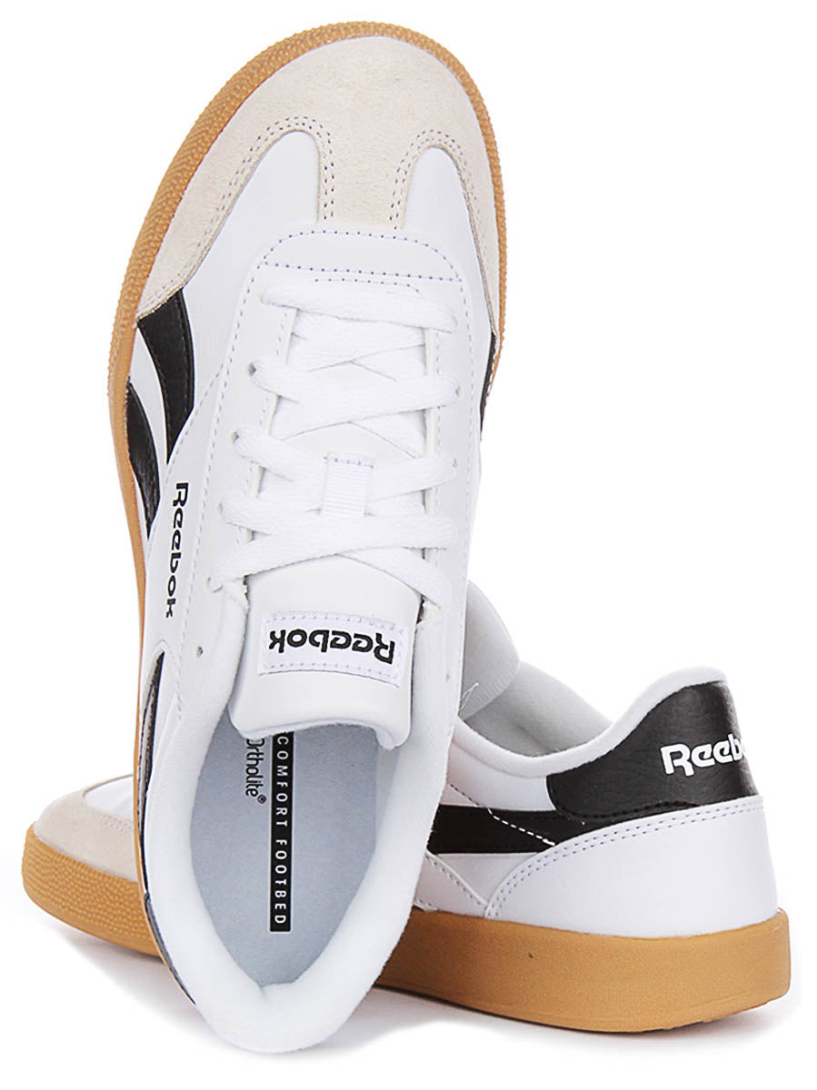 Reebok Smash Edge In White Black For Men