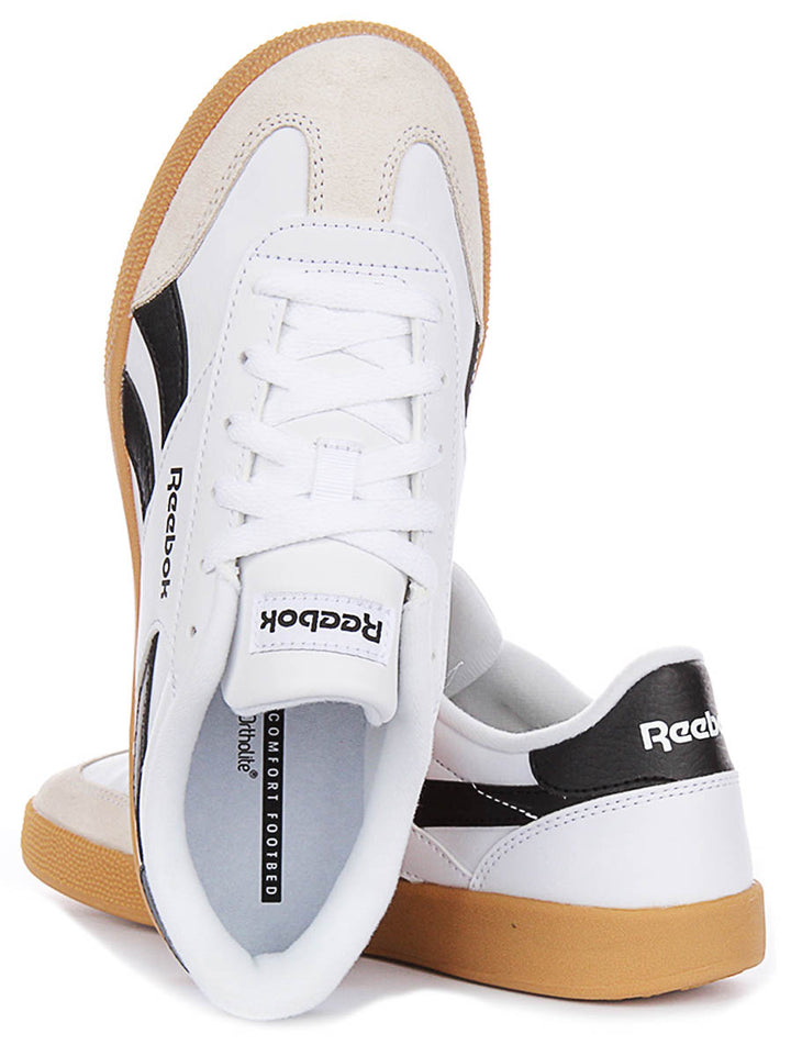 Reebok Smash Edge In White Black For Men