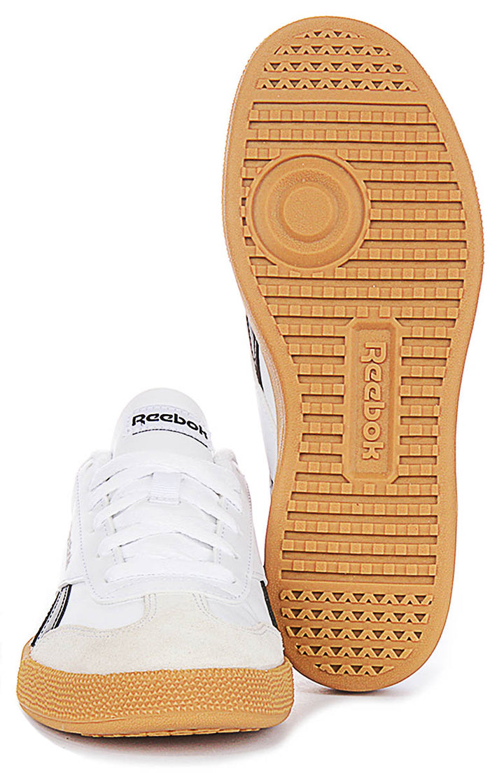 Reebok Smash Edge In White Black For Men