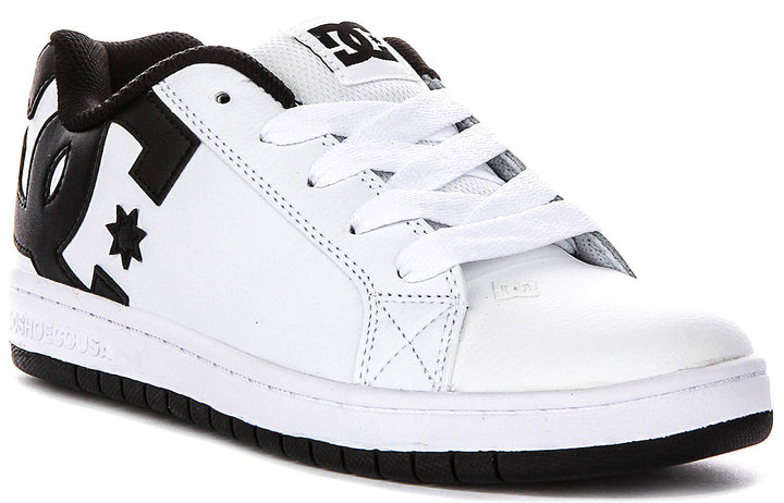 Dc Shoes Court Graffik In White Black For Youth