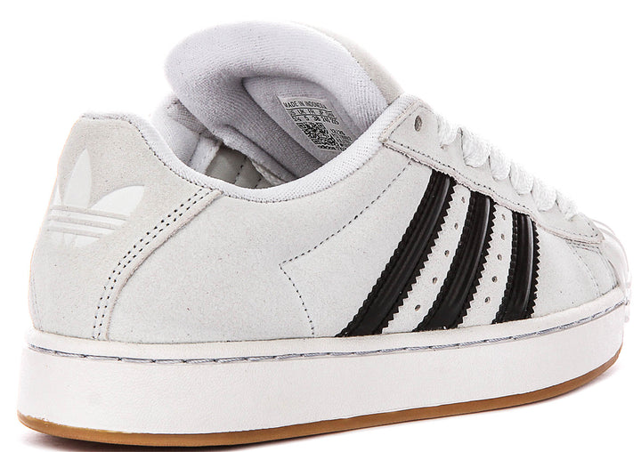 Adidas Superstar St J In White Black For Youth