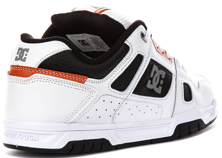 Dc Shoes Stag In White Black For Men