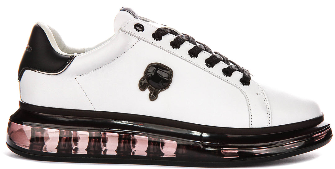 Karl Lagerfeld Kapri Kushion In White Black For Men