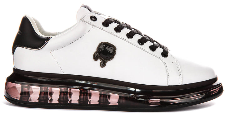 Karl Lagerfeld Kapri Kushion In White Black For Men