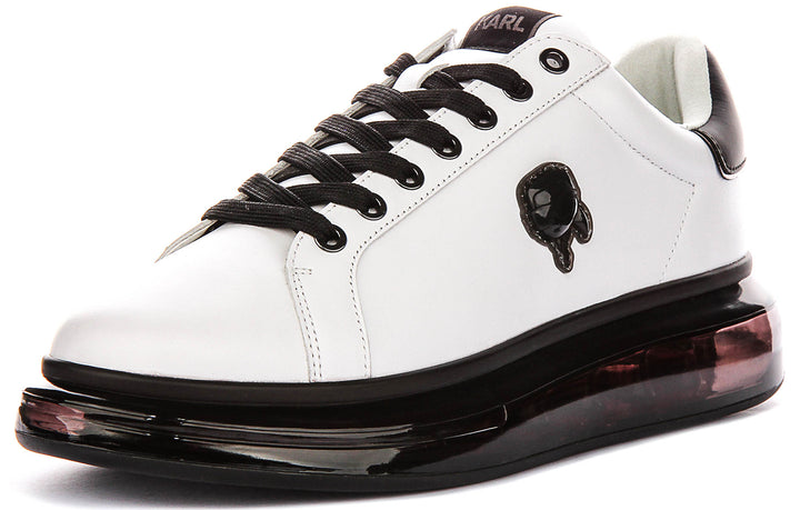 Karl Lagerfeld Kapri Kushion In White Black For Men