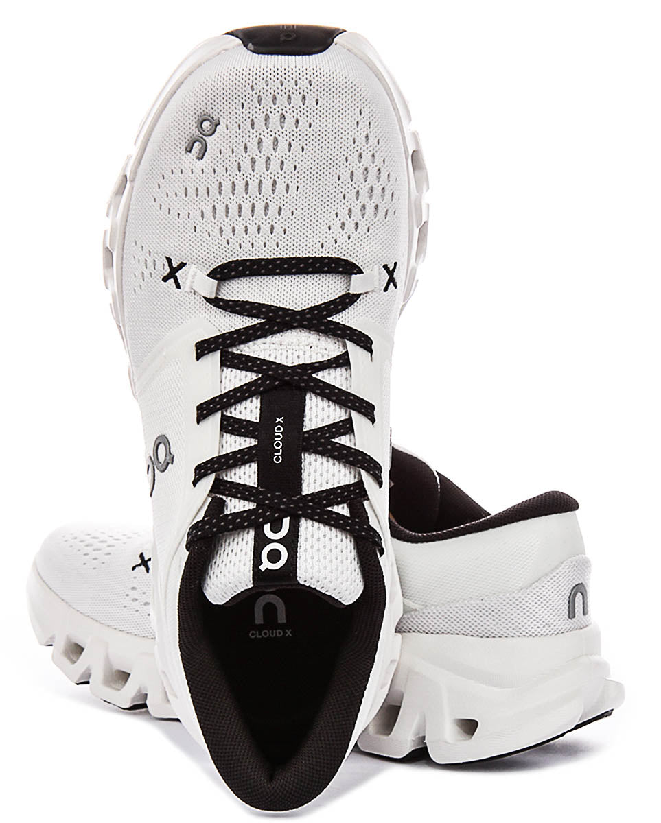 On Running Cloud X 5 In White Black For Women
