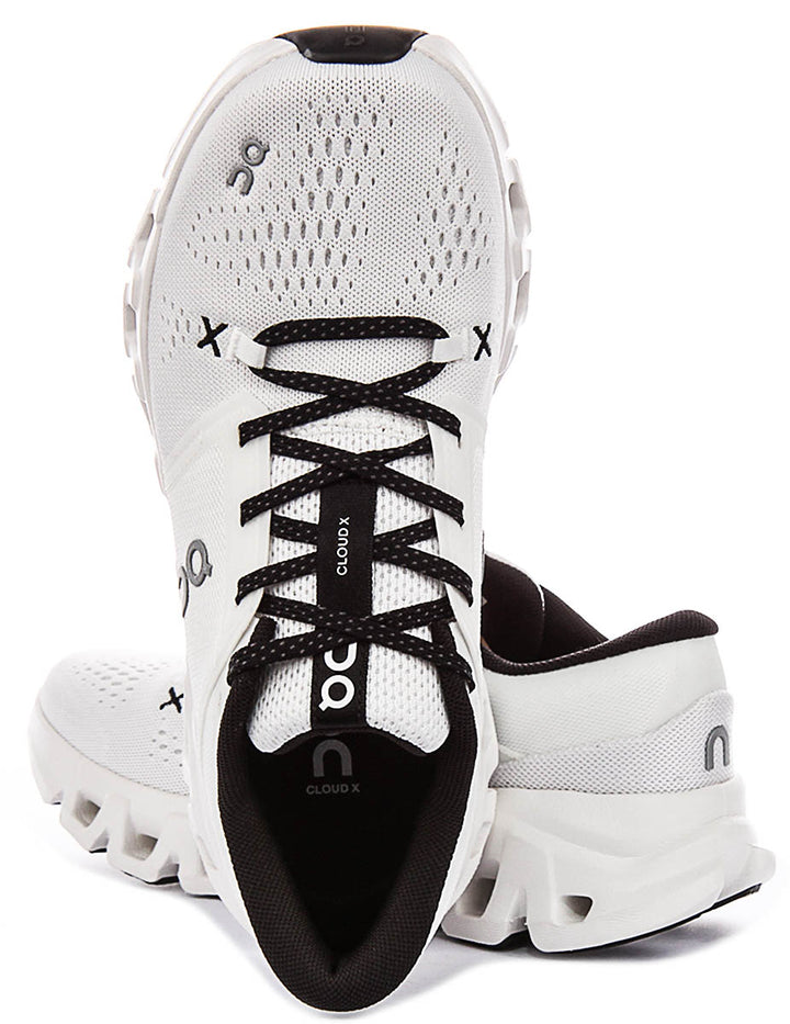 On Running Cloud X 5 In White Black For Men