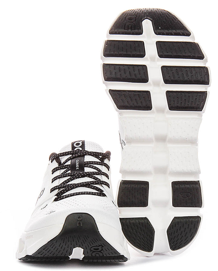 On Running Cloud X 5 In White Black For Men