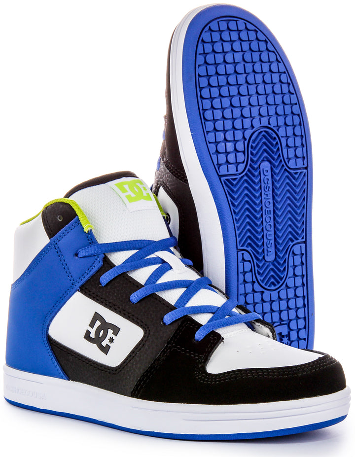 Dc Shoes Manteca 4 Hi In Weiß Blau Für Jugendliche