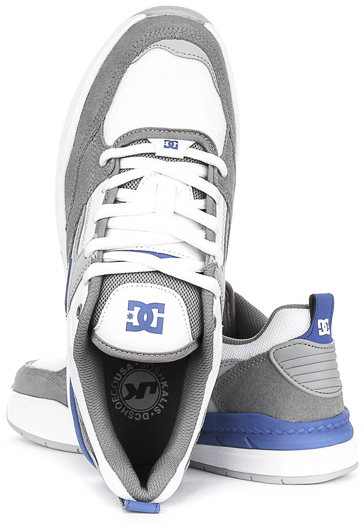 Dc Shoes Ascend In White Blue For Men