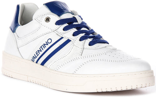 Valentino Sneaker In White Blue For Men