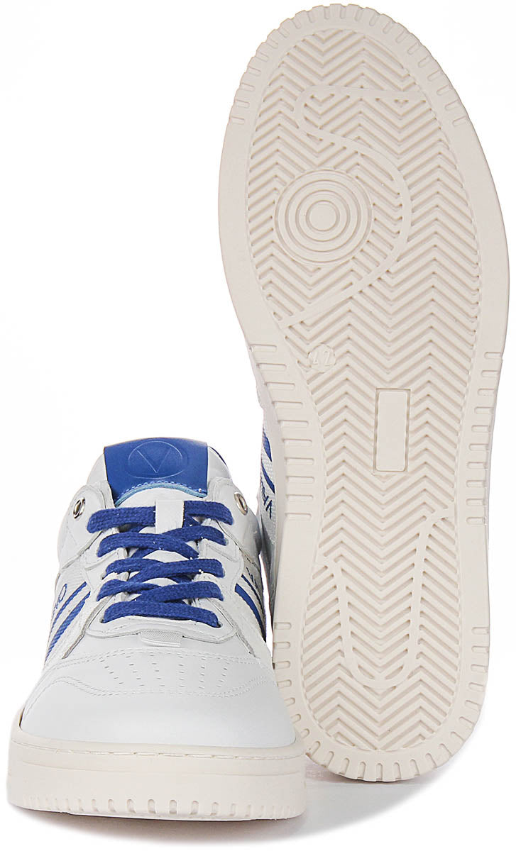 Valentino Sneaker In White Blue For Men