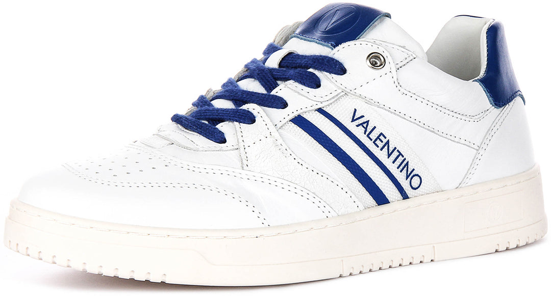 Valentino Sneaker In White Blue For Men