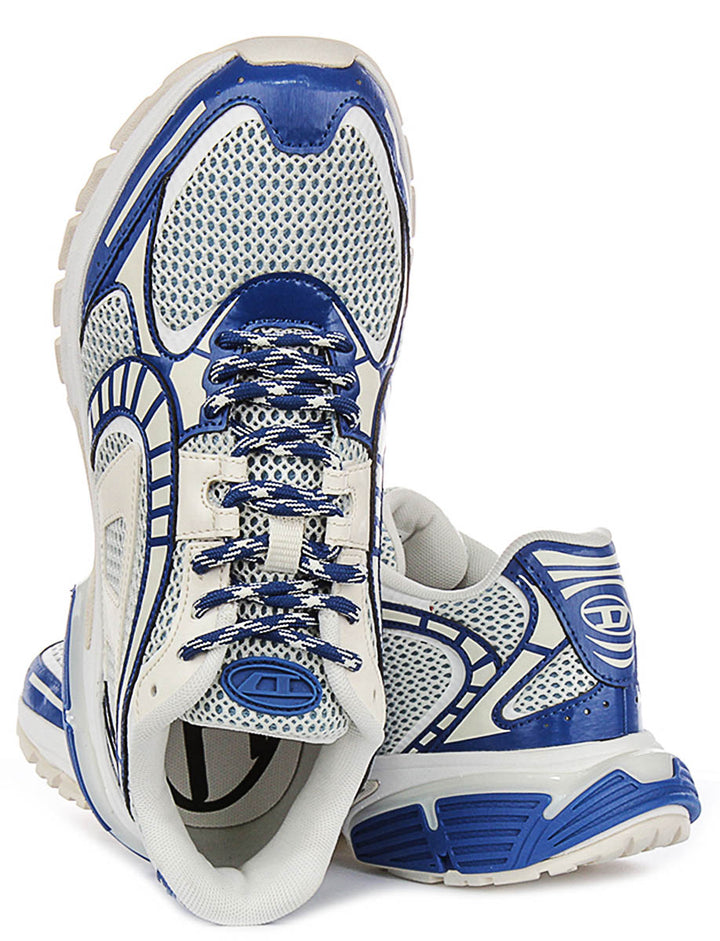 Diesel S Pro V Dense L In White Blue For Men