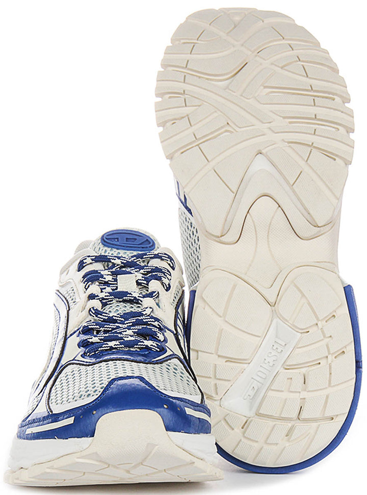 Diesel S Pro V Dense L In White Blue For Men
