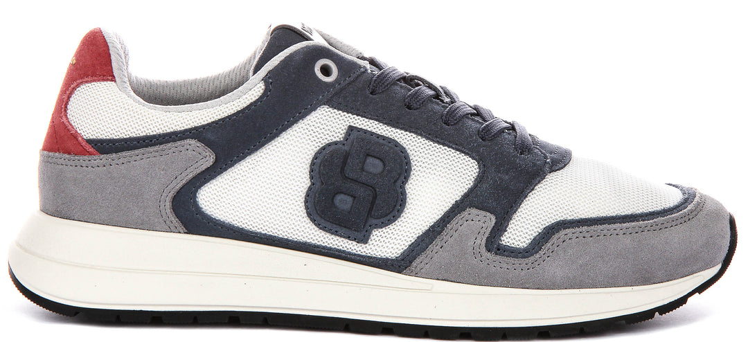 Boss Vinston Runn In White Blue For Men