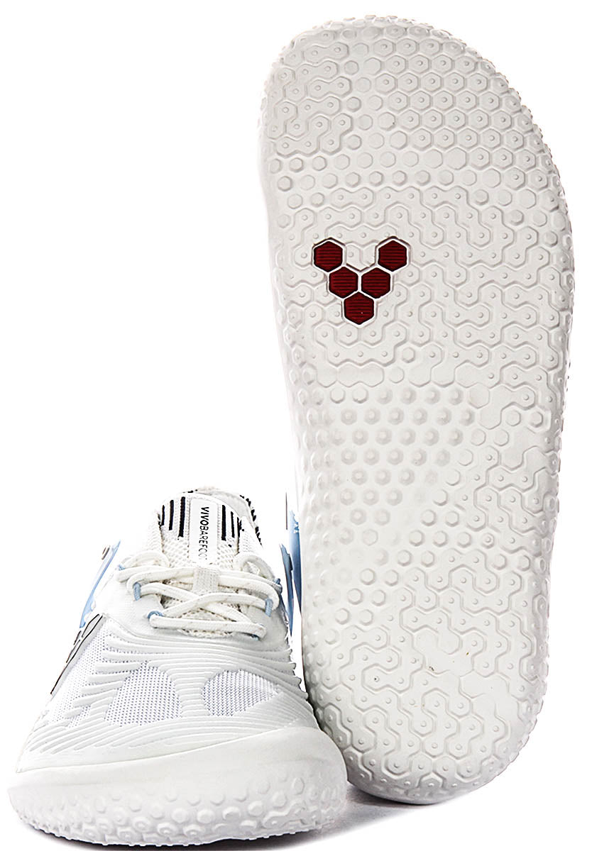 Vivobarefoot Motus Strg Ii In White Blue For Women