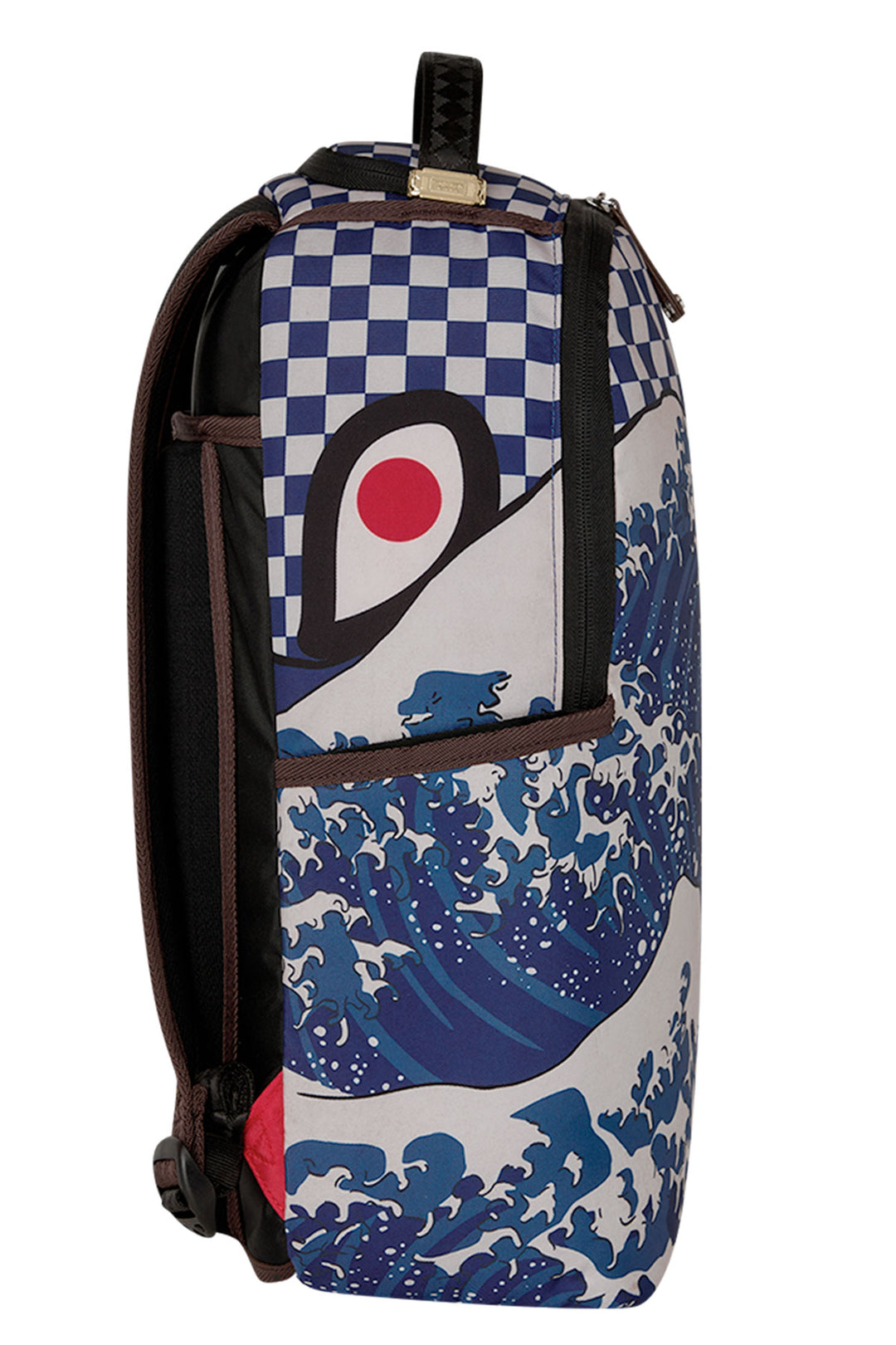 Sprayground Ichimatsu-Moyo Camokawa Backpack In White Blue
