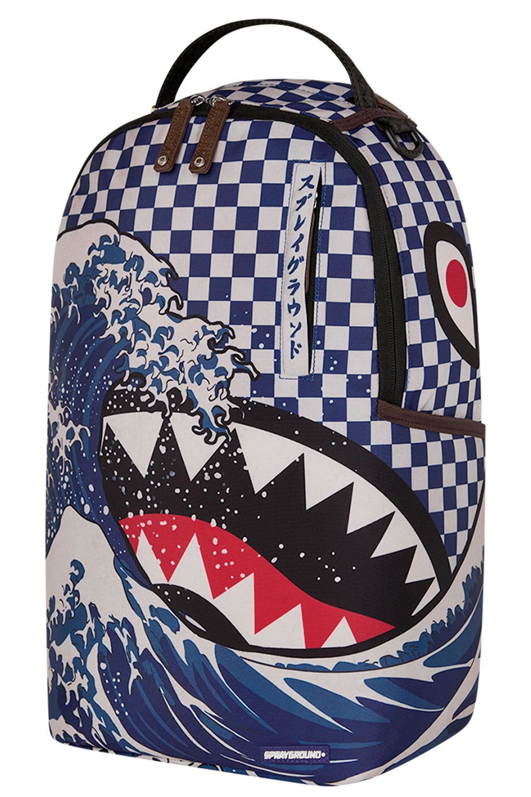 Sprayground Ichimatsu-Moyo Camokawa Backpack In White Blue