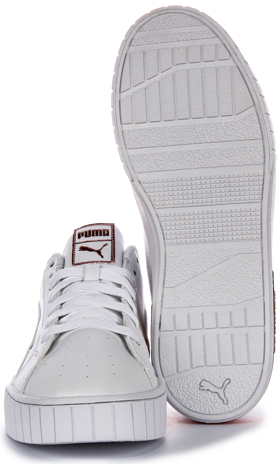 Puma Cali Star Glam In White Rose Gold For Women