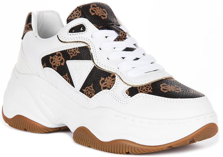 Guess Happy 4G Peony In White Brown for Women