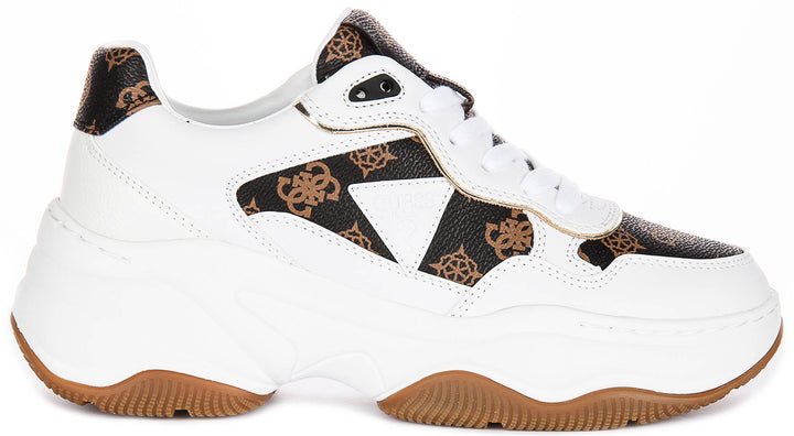 Guess Happy 4G Peony In White Brown for Women