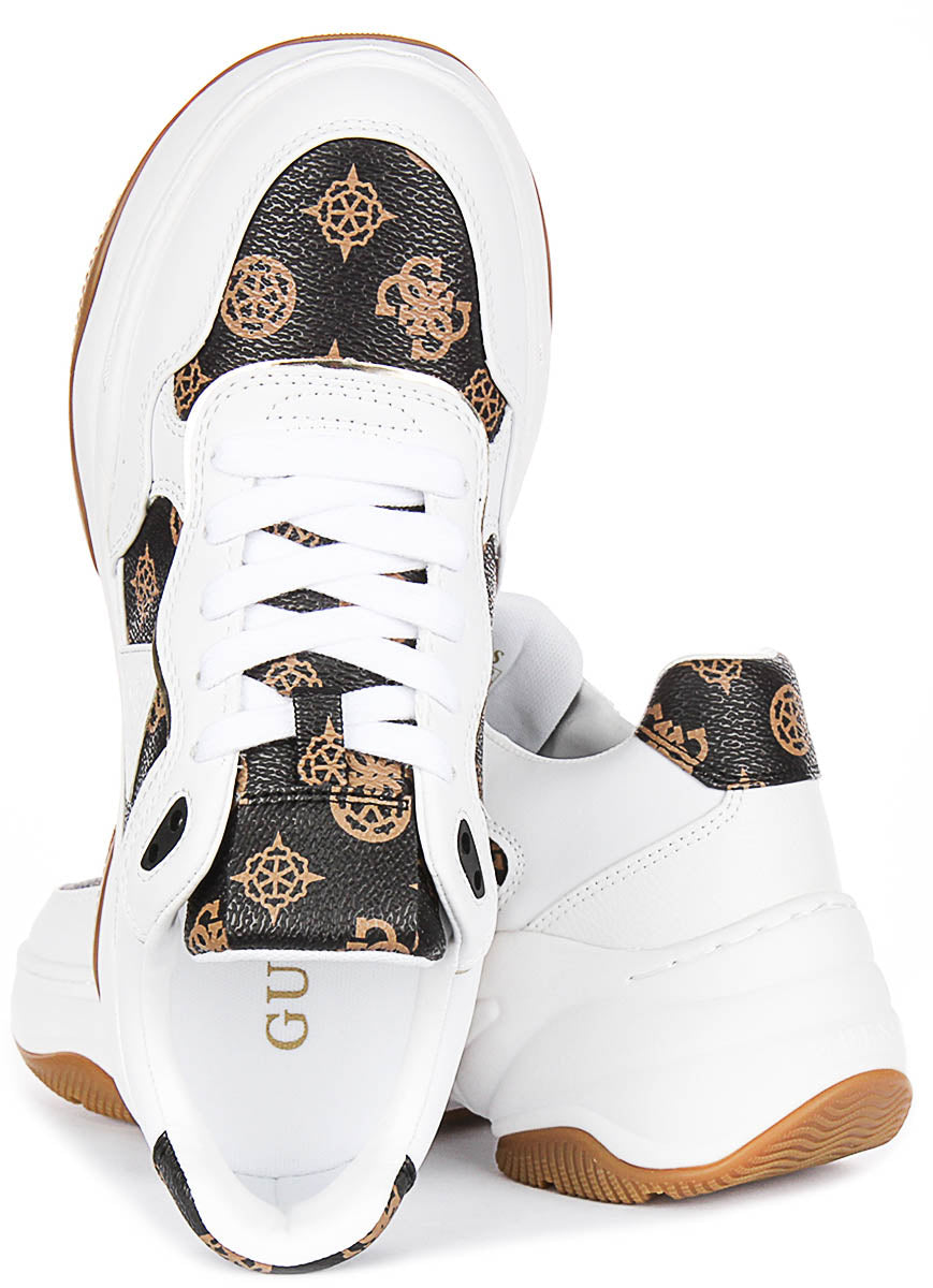 Guess Happy 4G Peony In White Brown for Women