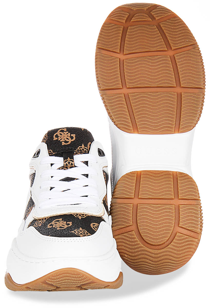 Guess Happy 4G Peony In White Brown for Women