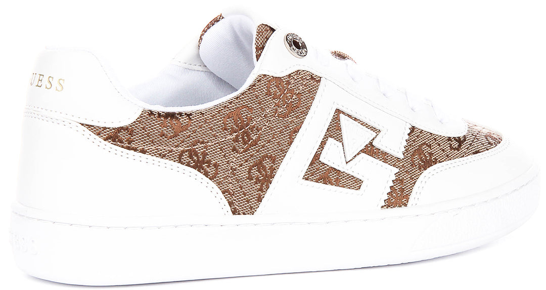 Guess Nochee2 In White Brown For Women
