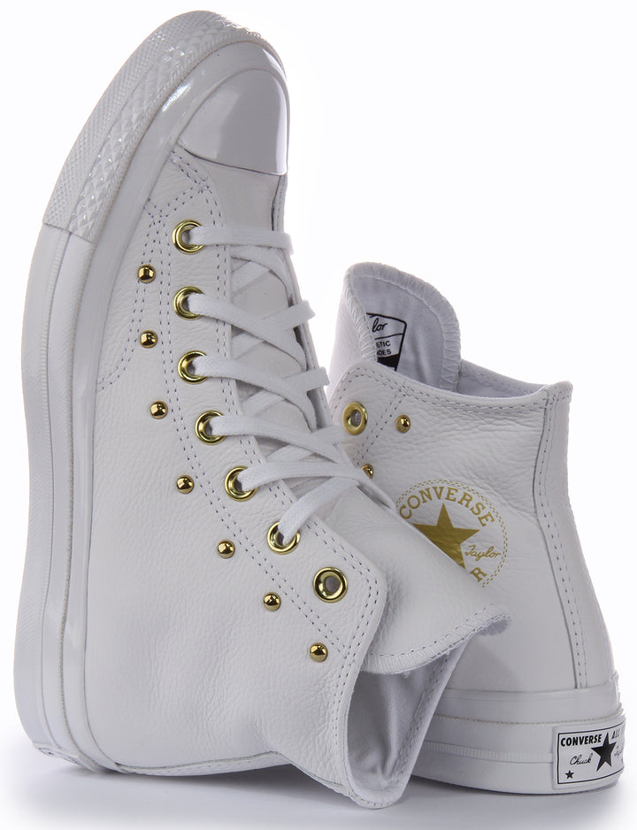 Converse Chuck 70s A06808C In White Gold Studd For Women