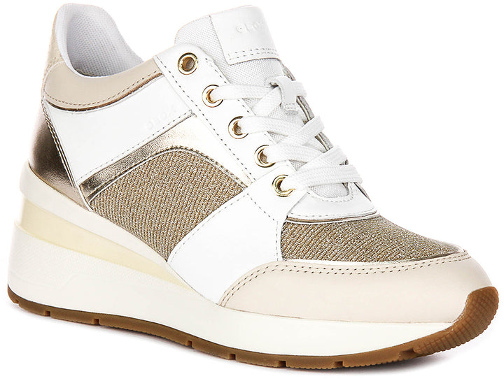 Geox D Zosma A In White Gold For Women