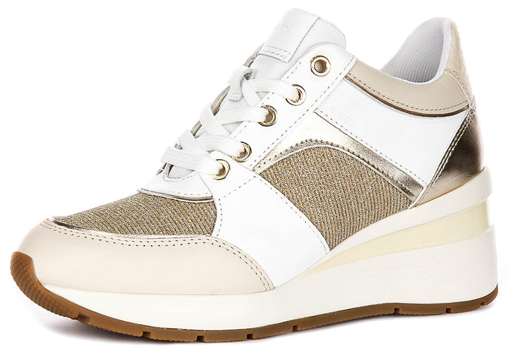 Geox D Zosma A In White Gold For Women